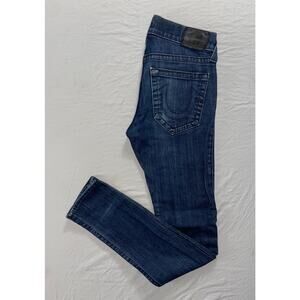 True Religion Rocco Button Fly Classic Slim Stretch Denim Jeans. Men's 28X33 GUC